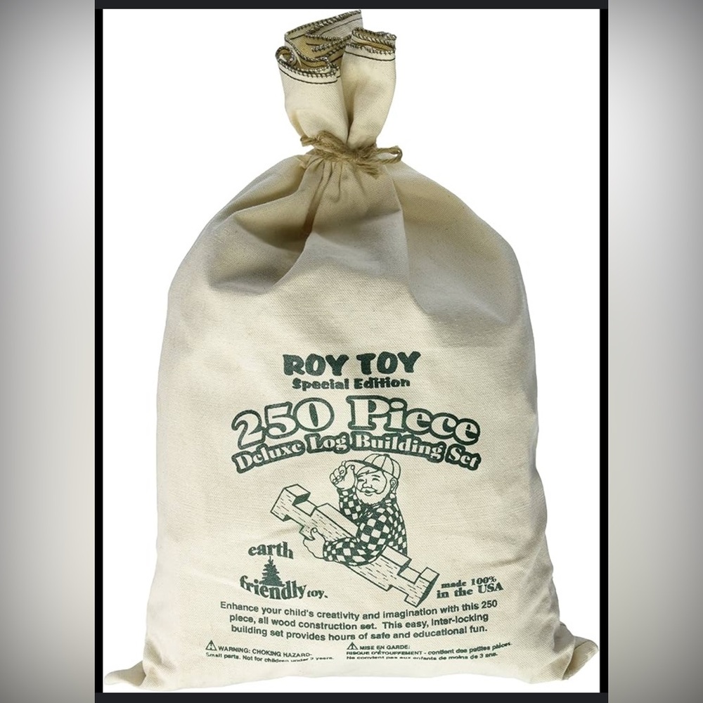 260. KIDS Roy Toy Special Edition Deluxe Log Building Set - 250+ Pieces‎